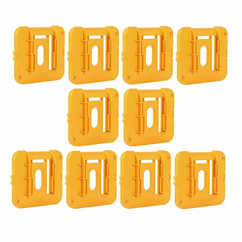 

Battery Holders Mount For 20V Battery Drill Tool Yellow 10Pcs