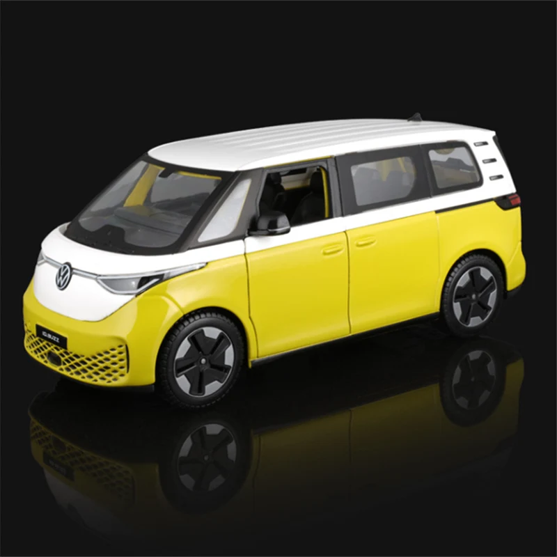 Maisto 1:24 Volkswagen VW ID. Buzz Year 2023 Yellow / White 32914Y...
