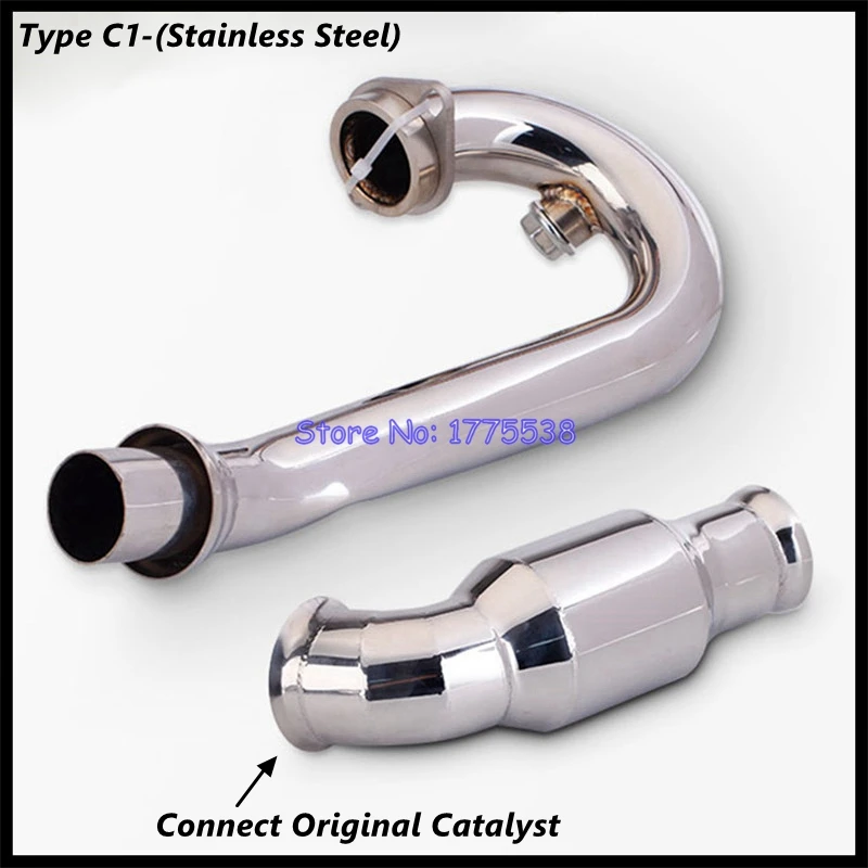 For KTM125 250 390 DUKE RC 125 390 2017-2020 for Husqvarna Svartpilen Vitpilen 401 2018-2019 Motorcycle Exhaust Header Link Pipe - Image 3