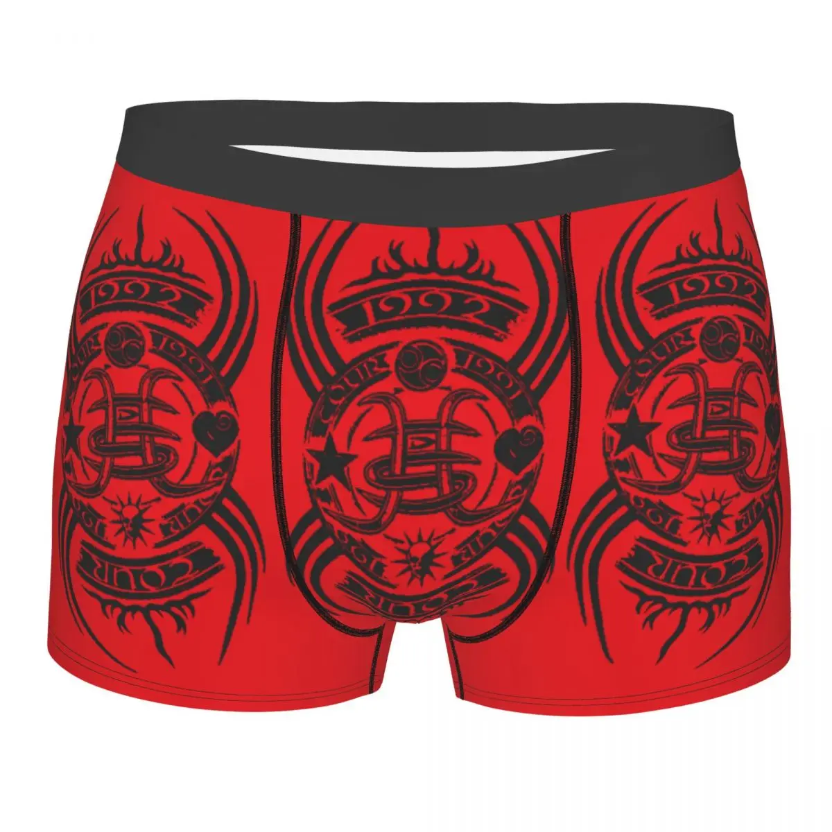 

HEROES DEL SILENCIO Men Printed Boxer Briefs Underwear Heroes del Highly Breathable Top Quality Gift Idea