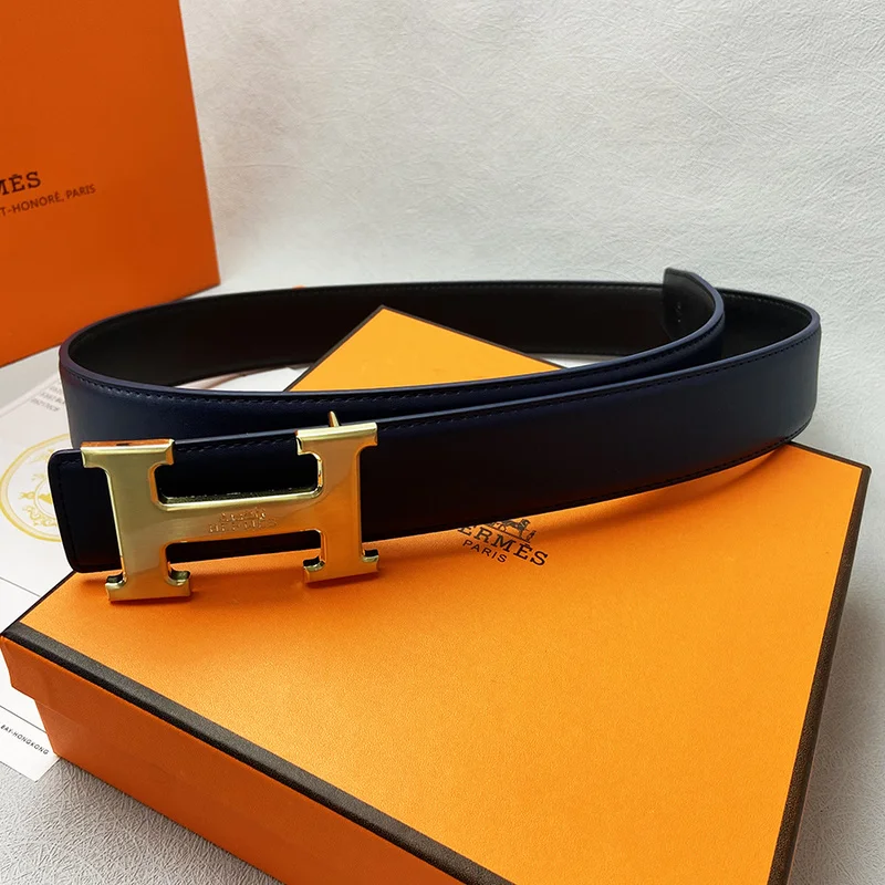 

2023 With box NEW Fashion buckle genuine leather belt Highly Quality with Box designer men women mens belts G034