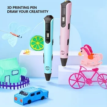 Penna 3D per Bambini 9MPLA con Schermo LCD, Nuova Versione, Giocattolo Creativo per Artigianato, Ottimo Regalo di Natale per Ragazzi e Ragazze
