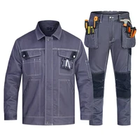 Mechanic Multi-Pocket Workwear Jacket and Trousers