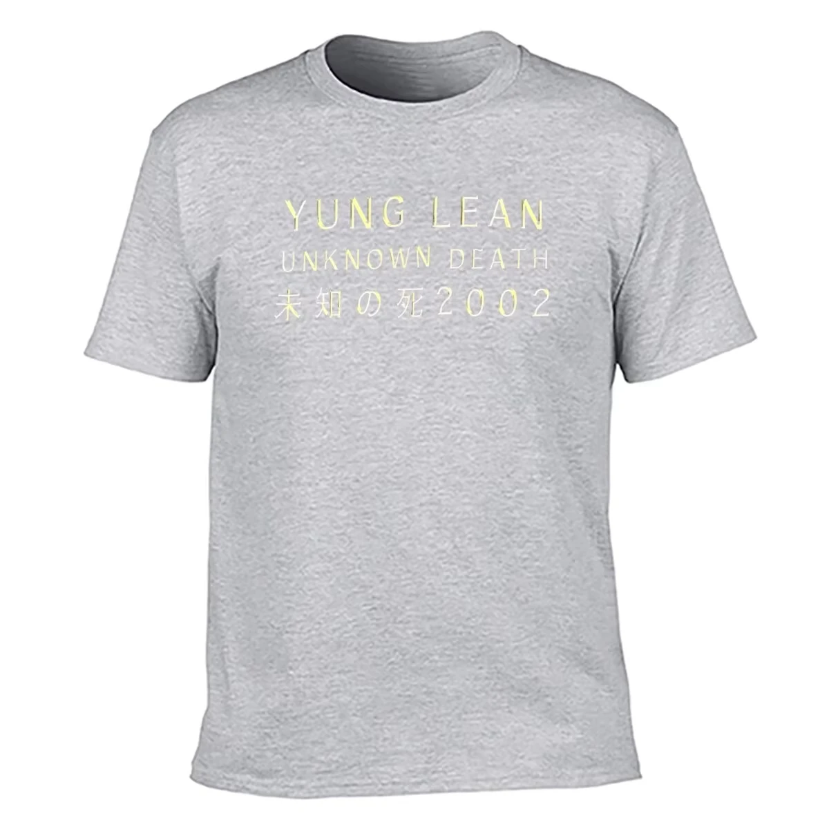 Yung Lean Unknown Death 2002 Album Tour Merch T-Shirt Musik Hip Hop Trendiges T-Shirt Männer Frauen Sommer T-Shirt Kleidung Streetwear Tops – Detail 7
