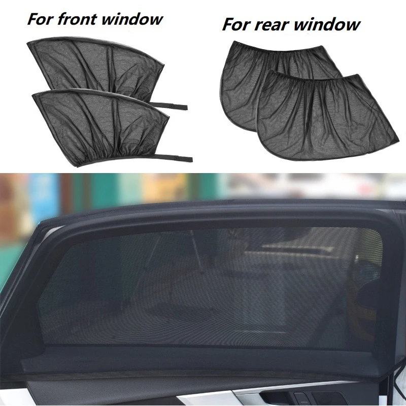 2PcsCarWindowCoverUVProtectionShieldAutoSideFrontRearWindow