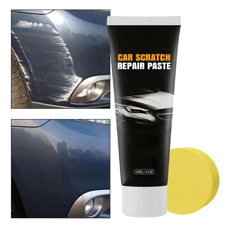 

Car Scratch Eraser Wax Sealant Protection With Sponge 120g Effective Easy Professional Car Wax Scratch Remover For Moderate