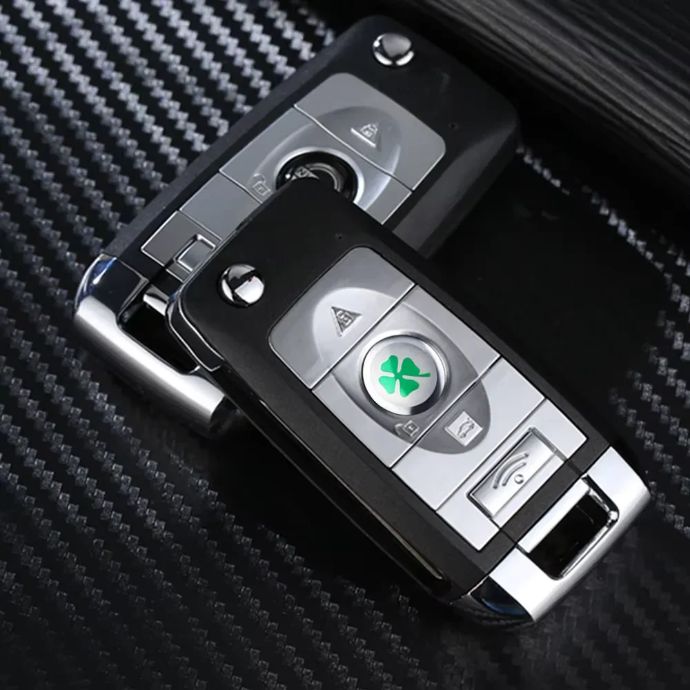 20-Piece Set of Aluminum Car Key Emblem Stickers