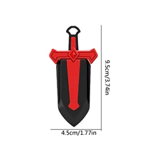 Children's Magnetic Sword Radish Knife Toy Ejection Decompression Tool Sword Sheath Magnetic Absorption Sword Push Card 2