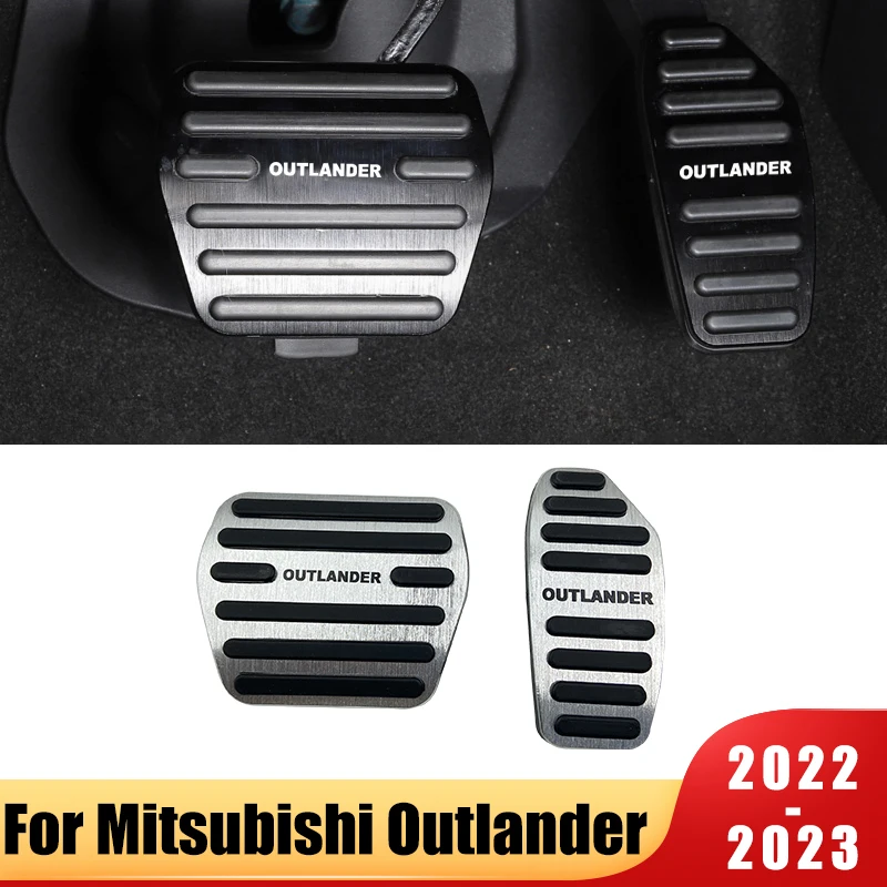 

For Mitsubishi Outlander 4 PHEV 2022 2023 2024 Auto Car Pedals Foot Accelerator Gas Fuel Brake Pad Plate Covers Case Accessories