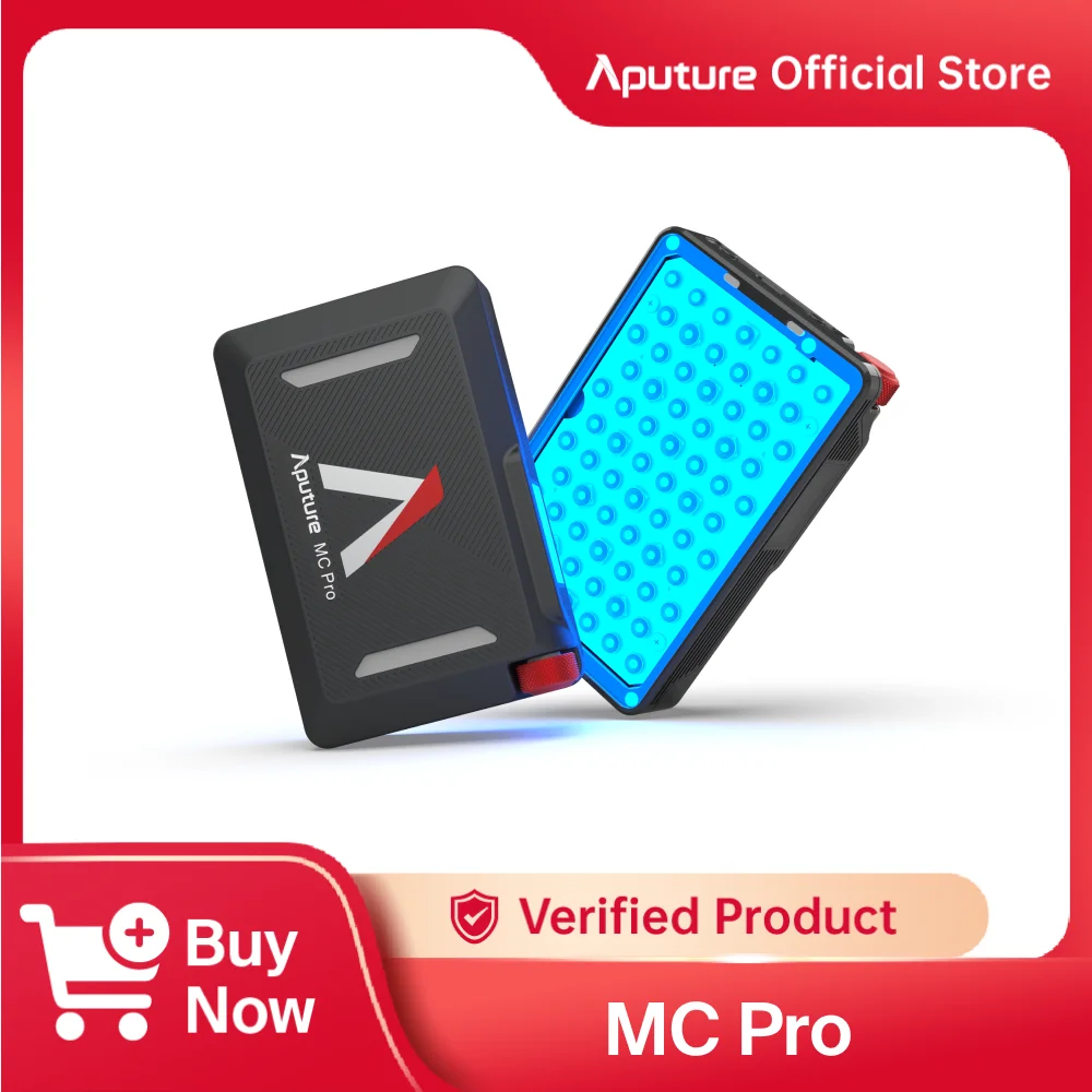 Aputure MC Pro RGBWW LED Video Light 2000K-10000K IP65 Magnetic