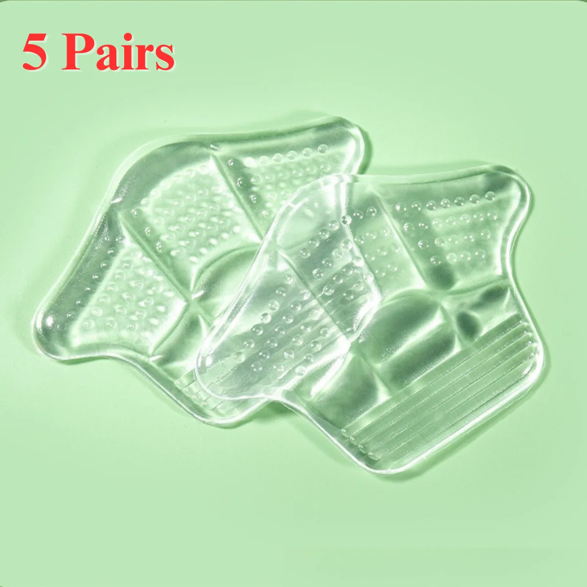 Silicone Gel Comfort Heel Pads - Self-Adhesive Anti-Blister Cushions, Adjustable and Reusable