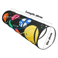 Foldable Children's Tent Crawling Tunnel Play House Indoor Toy Tube Baby Crawling Games Rainbow Tent Kids Little House Tipi Tent 2