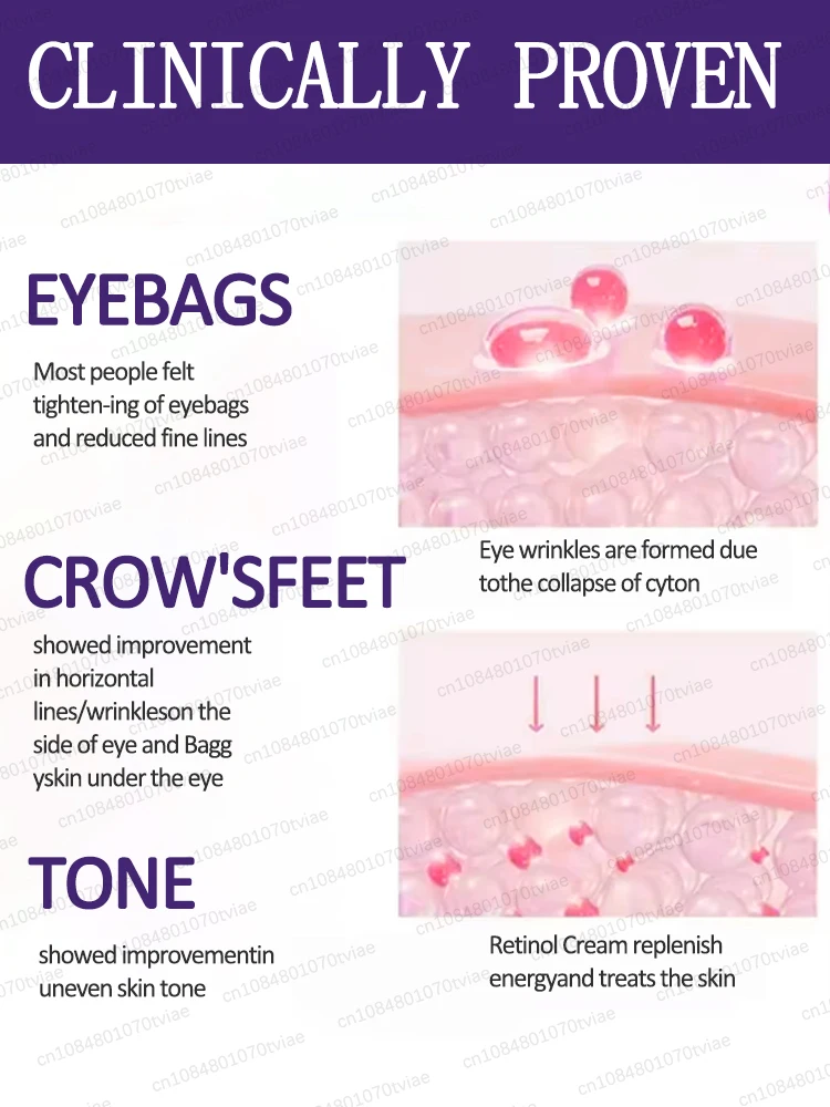 Eye bags gradually disappear smile gradually opens