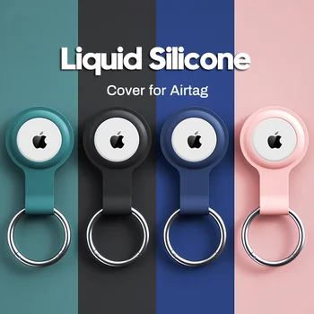 Cover for Apple Airtags Case Liquid Silicone Protective Shell 1