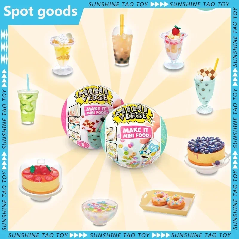 

New Miniverse Surprise Blind Box Diy Handmade Simulation Small Home Appliance Miniature For Food Tea Dim Sum Toys Holiday Gifts