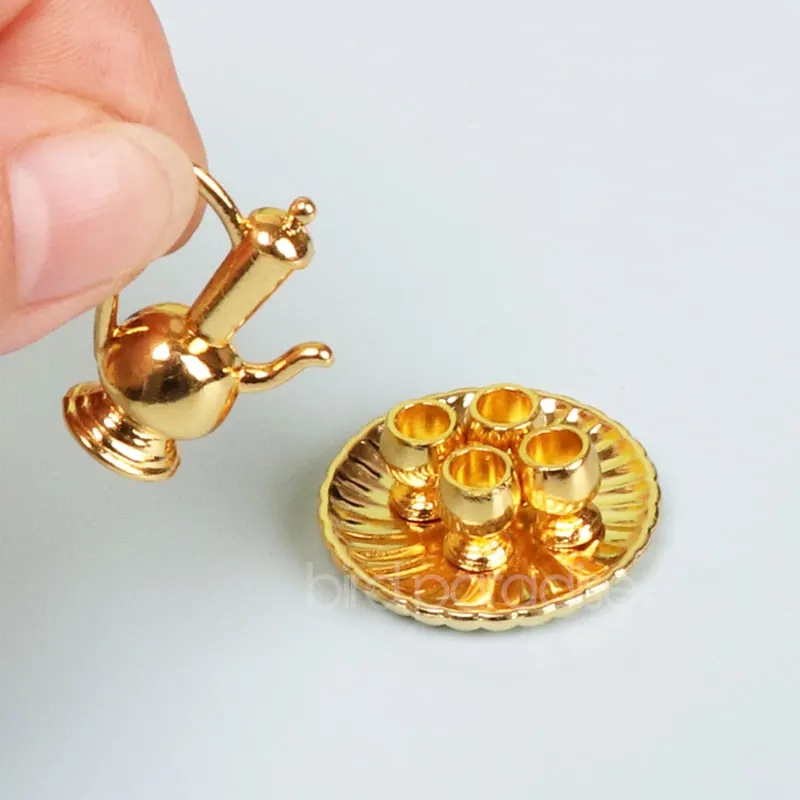 Dollhouse Miniature Furniture Alloy Mini Notebook Ipad Telephone Model Toy For Barbie Bjd Ob11 Doll Accessorie Kids Pretend Play 3