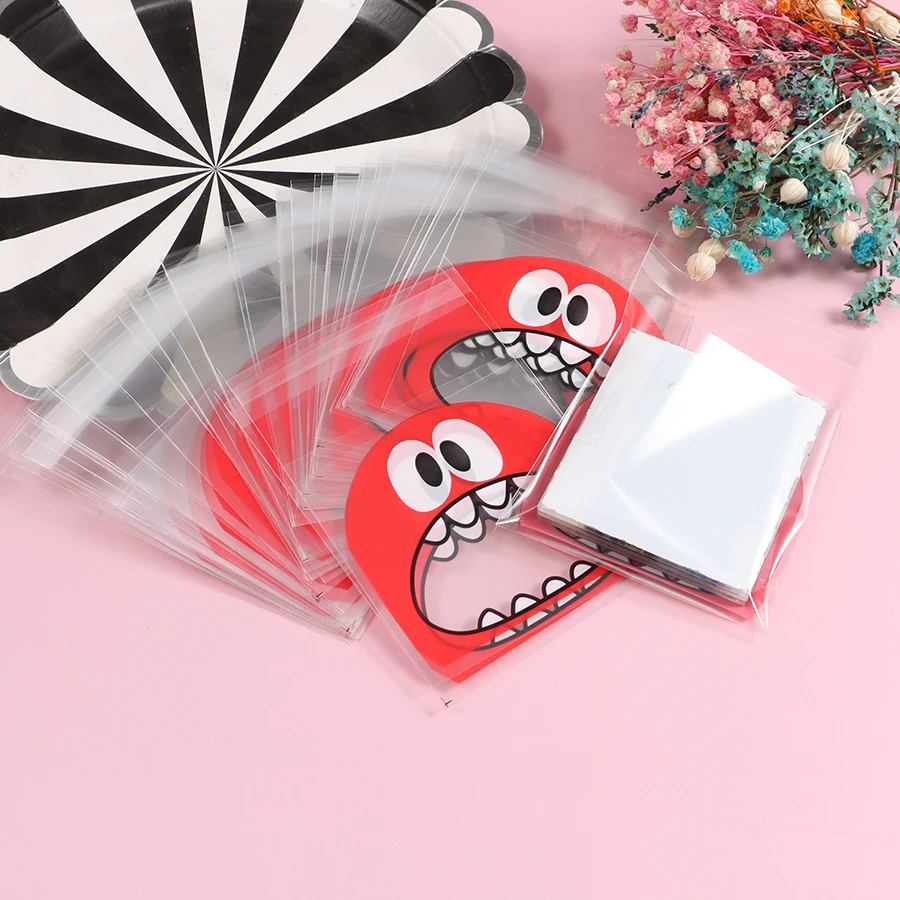 100Pcs 7x10cm Clear OPP Self Adhesive Bag Candy Cookie Packaging Bag Small Business Gift Jewelry Pouch Wholesale Plastic Bag