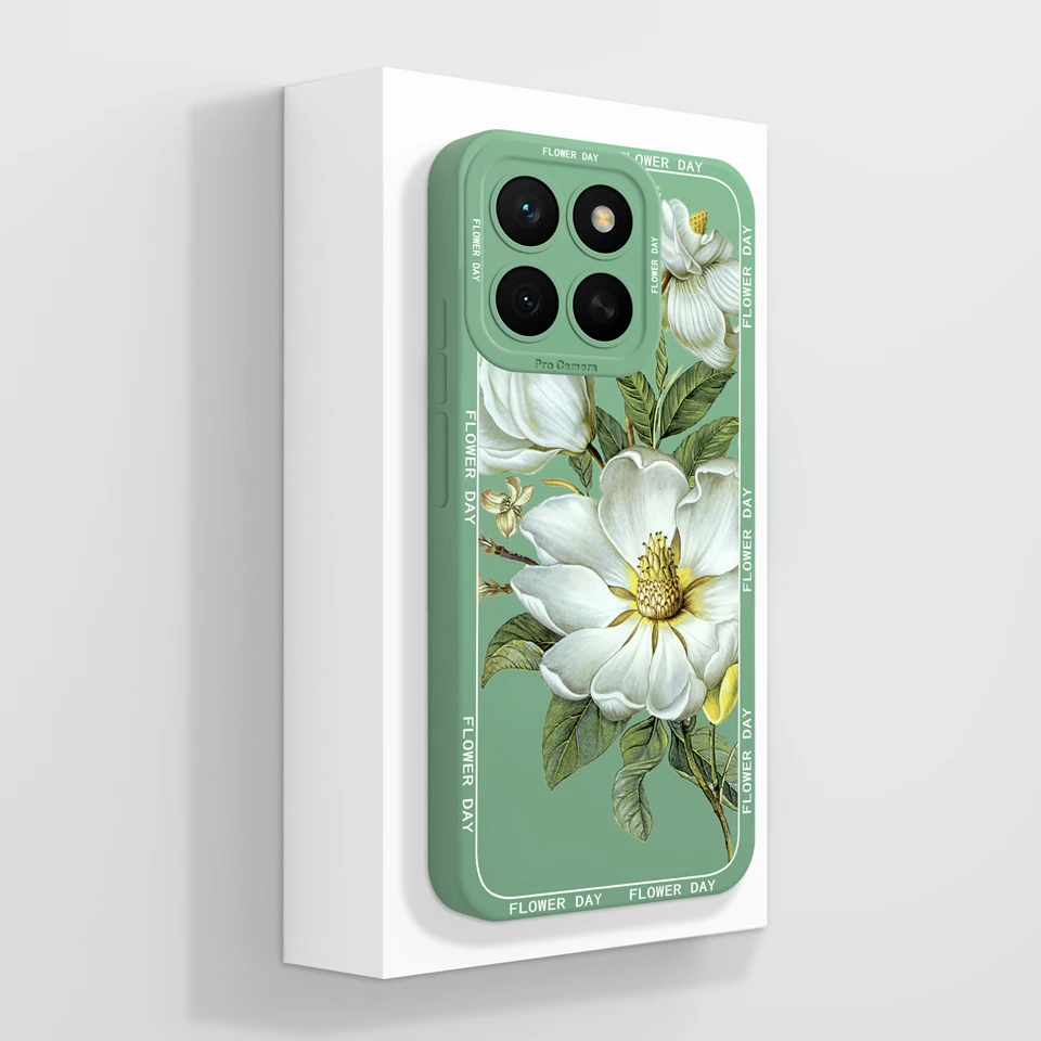 Daisy Star Liquid Silicone Anti-Fall Back Cover