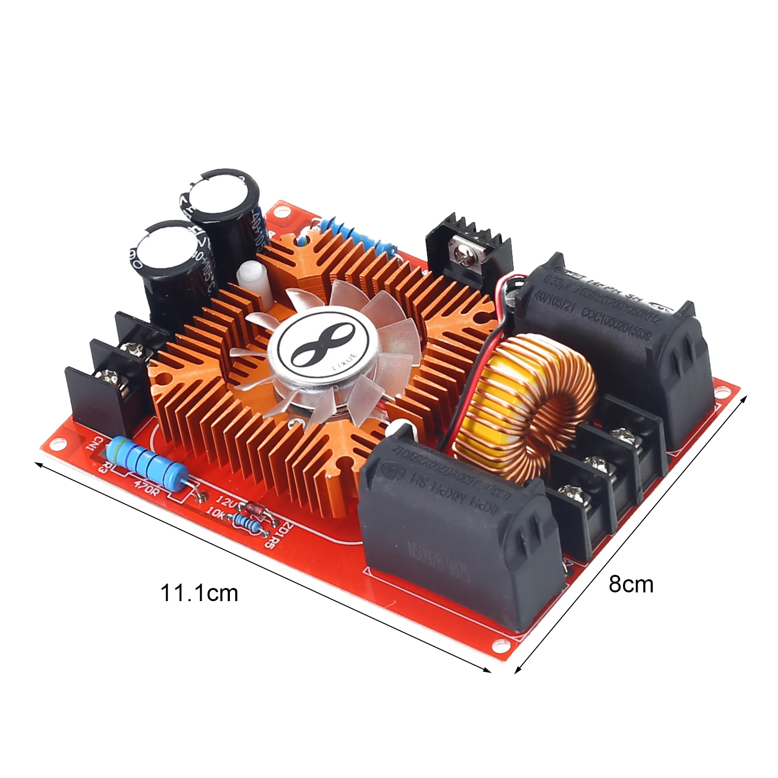 Useful Driver Board Convenient Easy to Use Wide Application Heater Driver Generator Ignition Coil High Voltage Package 15A-20A induction heater