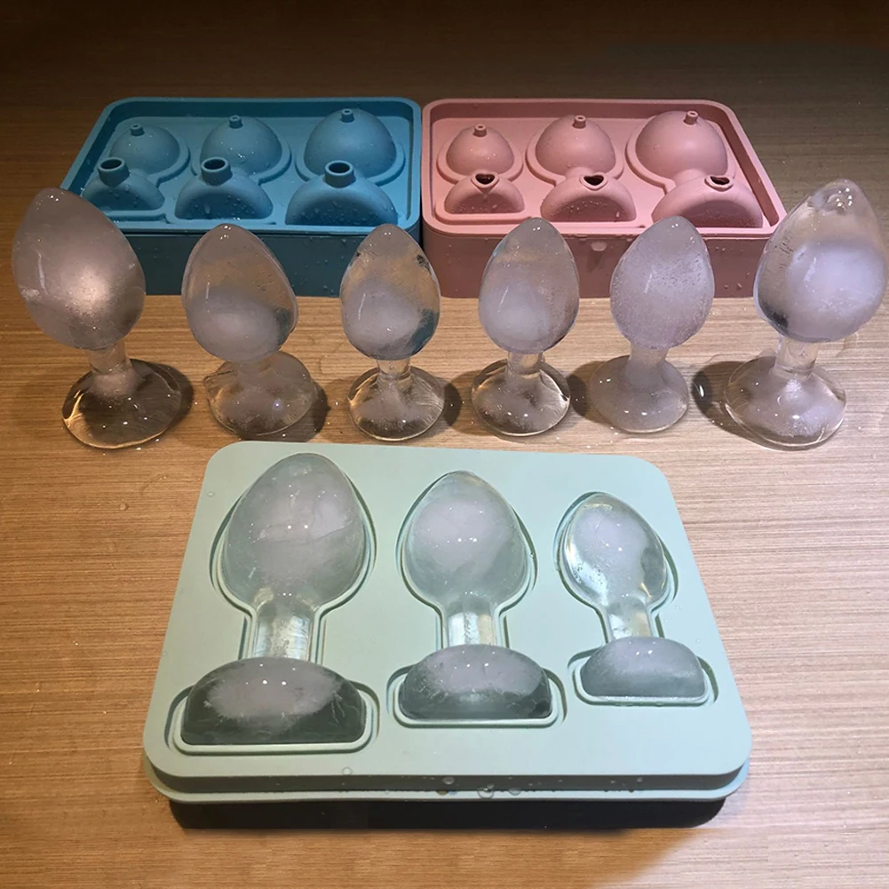 Silicone Prank Ice Cube Mold Tray Reusable Fun Shape Ice Cube Molds Novelty Ice Cube Trays for DIY Cake Chocolate Candy