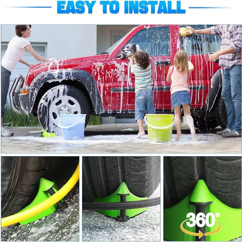 Car Detailing/Washing Tool Cars Washing Duct Unclogging Prevents Hoses From Getting Stuck Under Wheels Hose Slide Tire Wedge