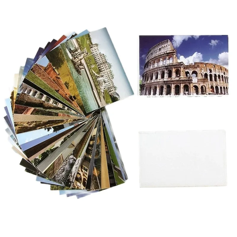 30 Sheets/Set Travel All Over The World Postcard/Greeting Card/Message Card/Birthday Letter Envelope Gift Card mini greeting cards