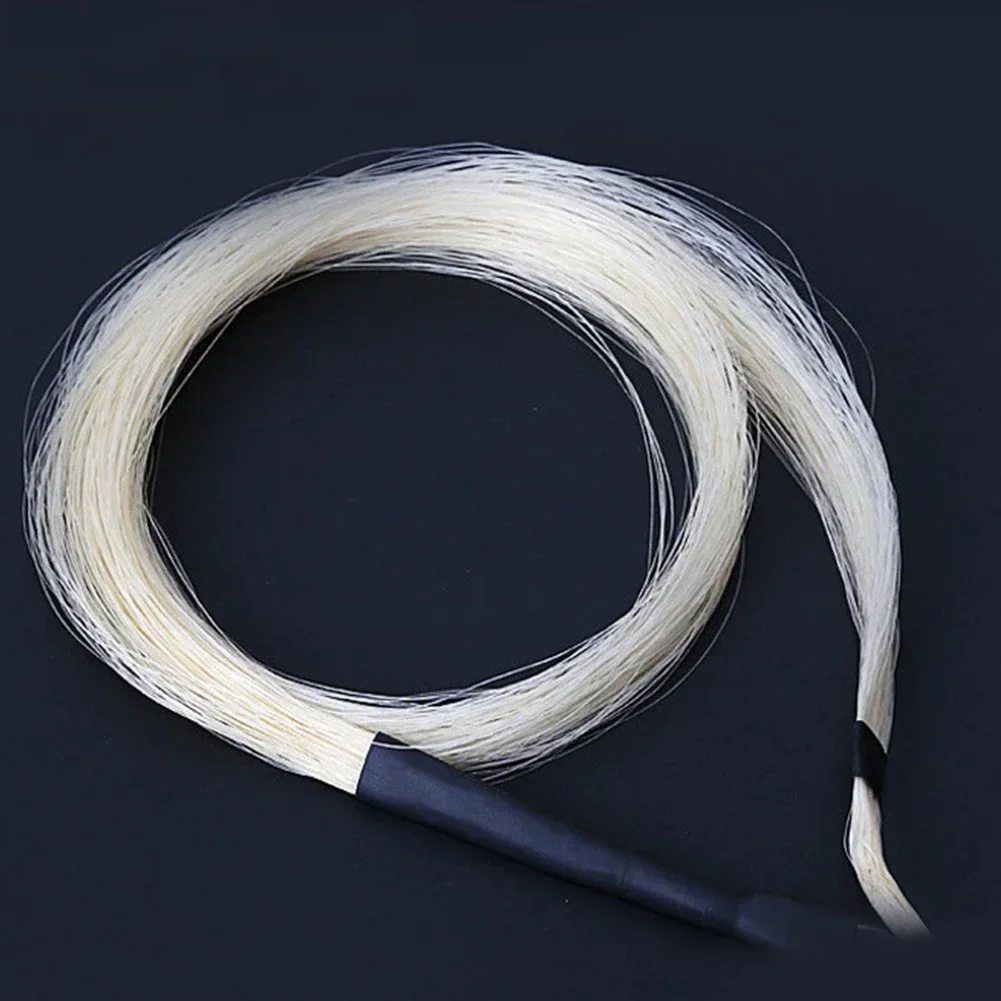 Violin Horse Hair Accessories Bow Hair Cello Erhu Instruments Mongolian Tail String Musical Tail Viola Durable