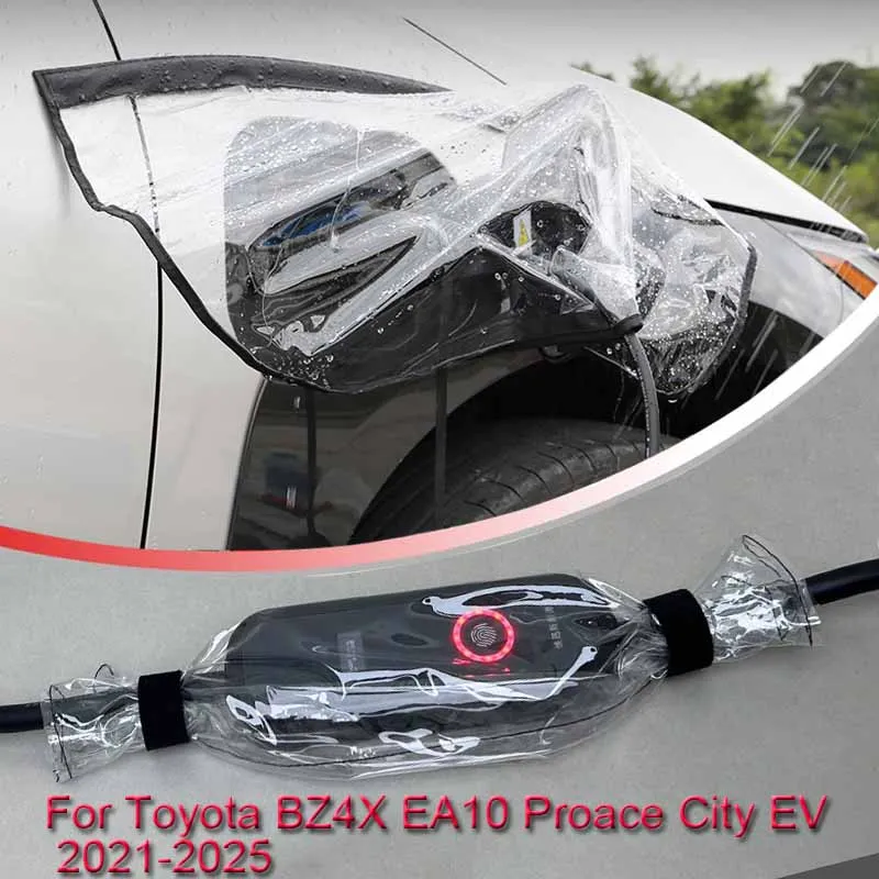 Per Toyota Bz4X Ea10 Proace City Ev Car New Energy Charging Port Copertura Antipioggia Antipioggia Antipolvere Ev Charger Guns Protect Electric