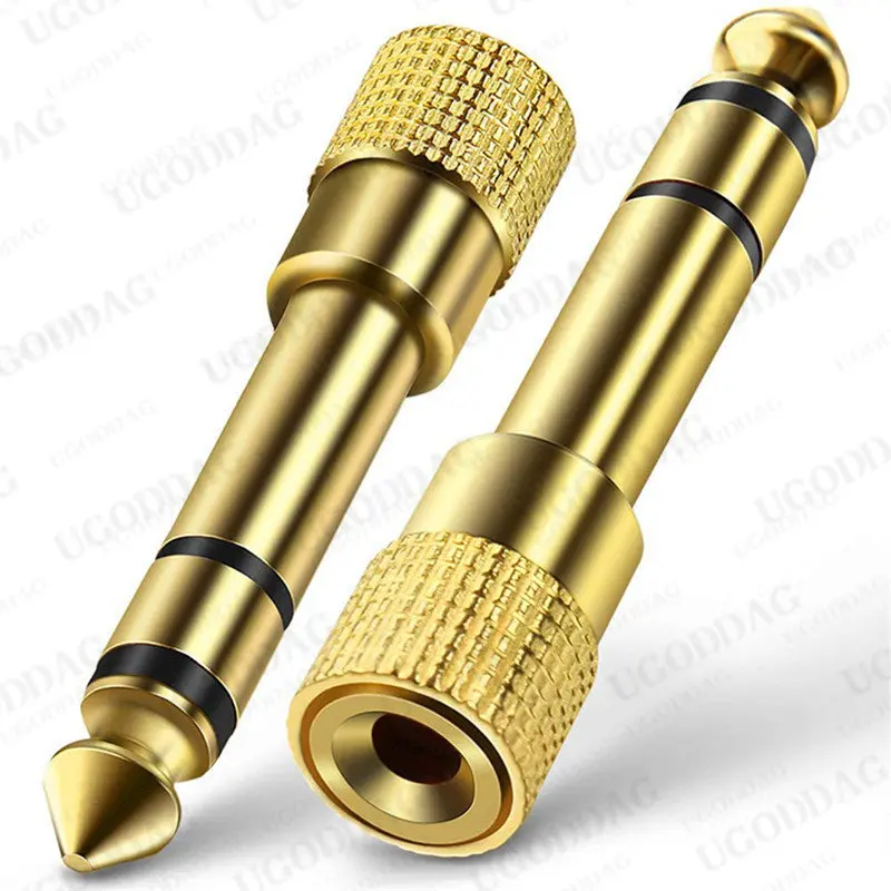 3.5mm to 6.5mm 6.35mm Male to Female Audio Cable Adapter Jack To Plug Stereo AUX Converter Amplifier