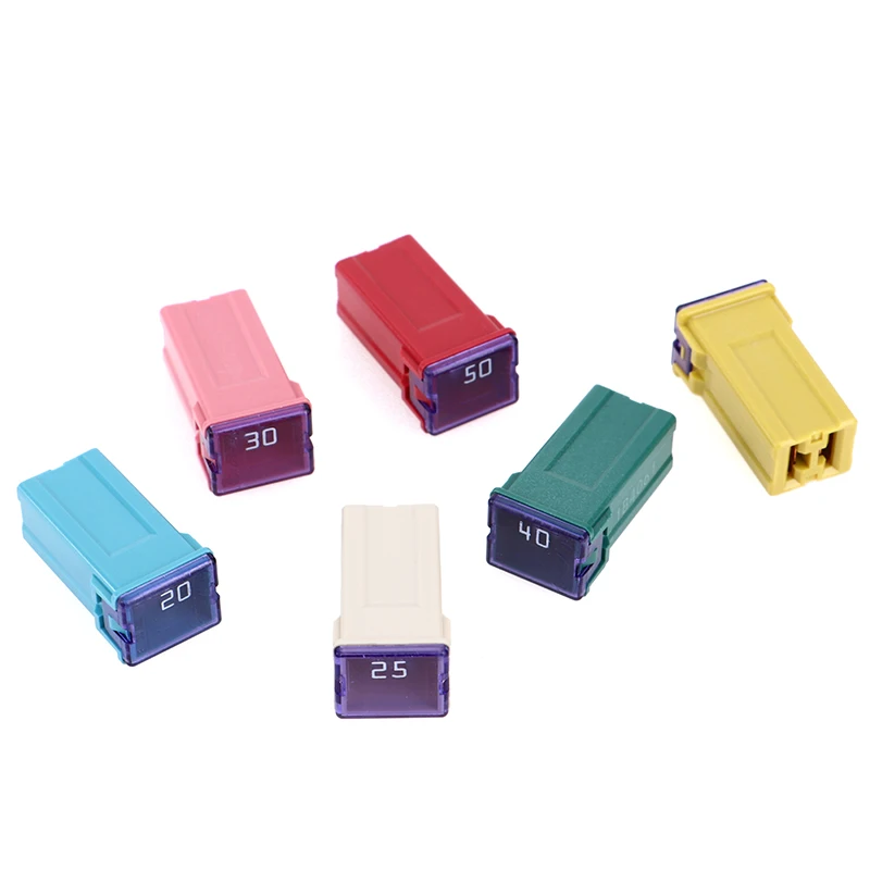 Mini Square Fuse 20A 30A 40A 50A 60A Set Automotive Car Fuse Plastic Box Assortment Auto 1Pcs car fuses kit