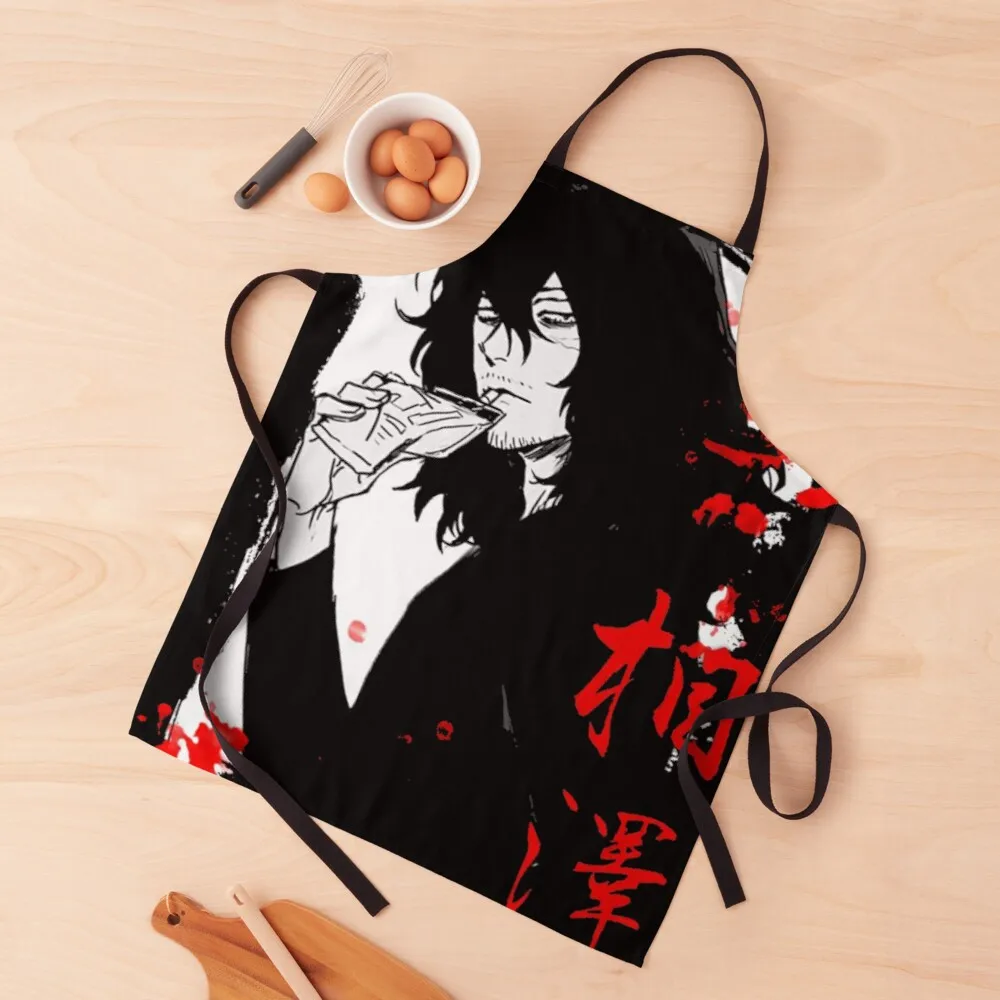 BOKU NO HERO ACADEMIA - AIZAWA SHOTA Apron professional hairdresser apron novelties kitchen and home kitchen wear