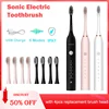 Toothink Electric Toothbrush Smart Timing Tooth Brush Rechargeable Teeth Clean Whitening Sonic Toothbrush With Replacement Head 1