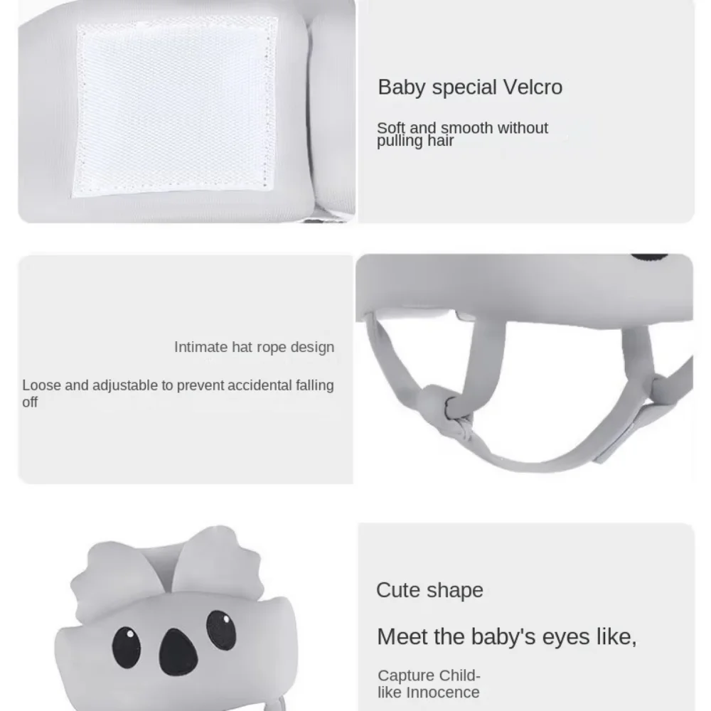 No Bumps Infant Safety Helmet Mesh Breathable Newborn Bumper Bonnet Ultra-Light Comfortable To Wear Baby Safety Headguard