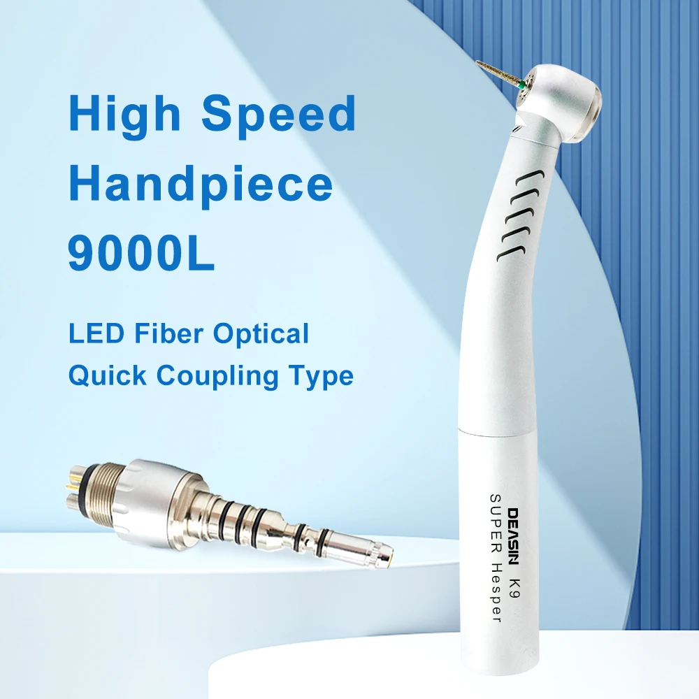 Dentista Fibra Ottica Led Turbina Ad Aria Ad Alta Velocità Handpiec Compatibile Per Kavo Attacco Rapido Strumenti Super Potenti 6 Fori