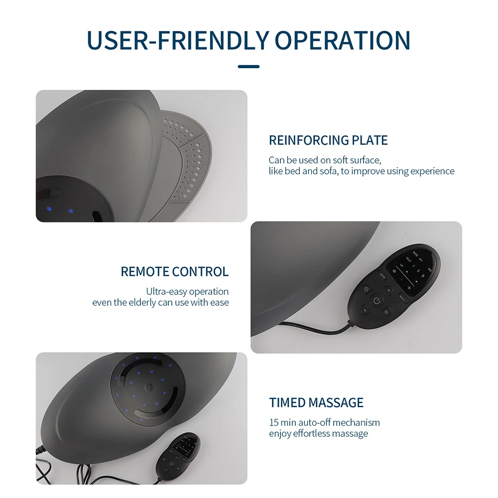 Elektrische Lendenwirbelsäule Traktion Vibration Massager Airbag Wirbelsäule Unterstützung Zurück Massage hine Taille maseador_voghion.com