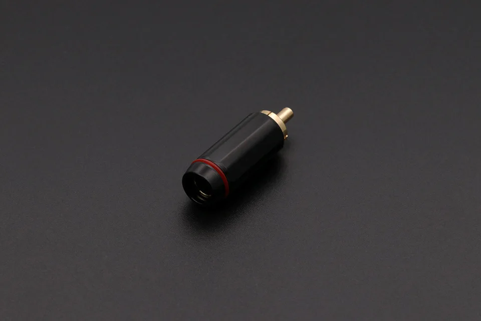 ouro rca conector, suporte cabo até to6mm,