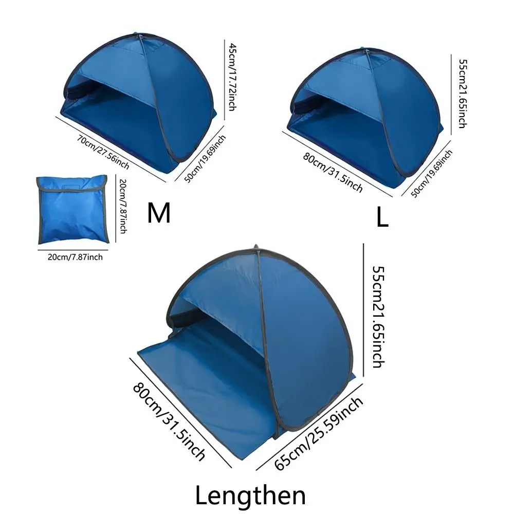 Portable Beach Tent UV Protection Waterproof Mini Head Pop Up Tent with Carry Bag Easy Setup Facial Sun Shade Canopy Picnic