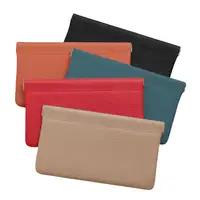 Self-Closing Artificial Leather Long Wallet Passport Driver's License ID Holder Headphone Data Cable Storage Cash Pouch - Image 6