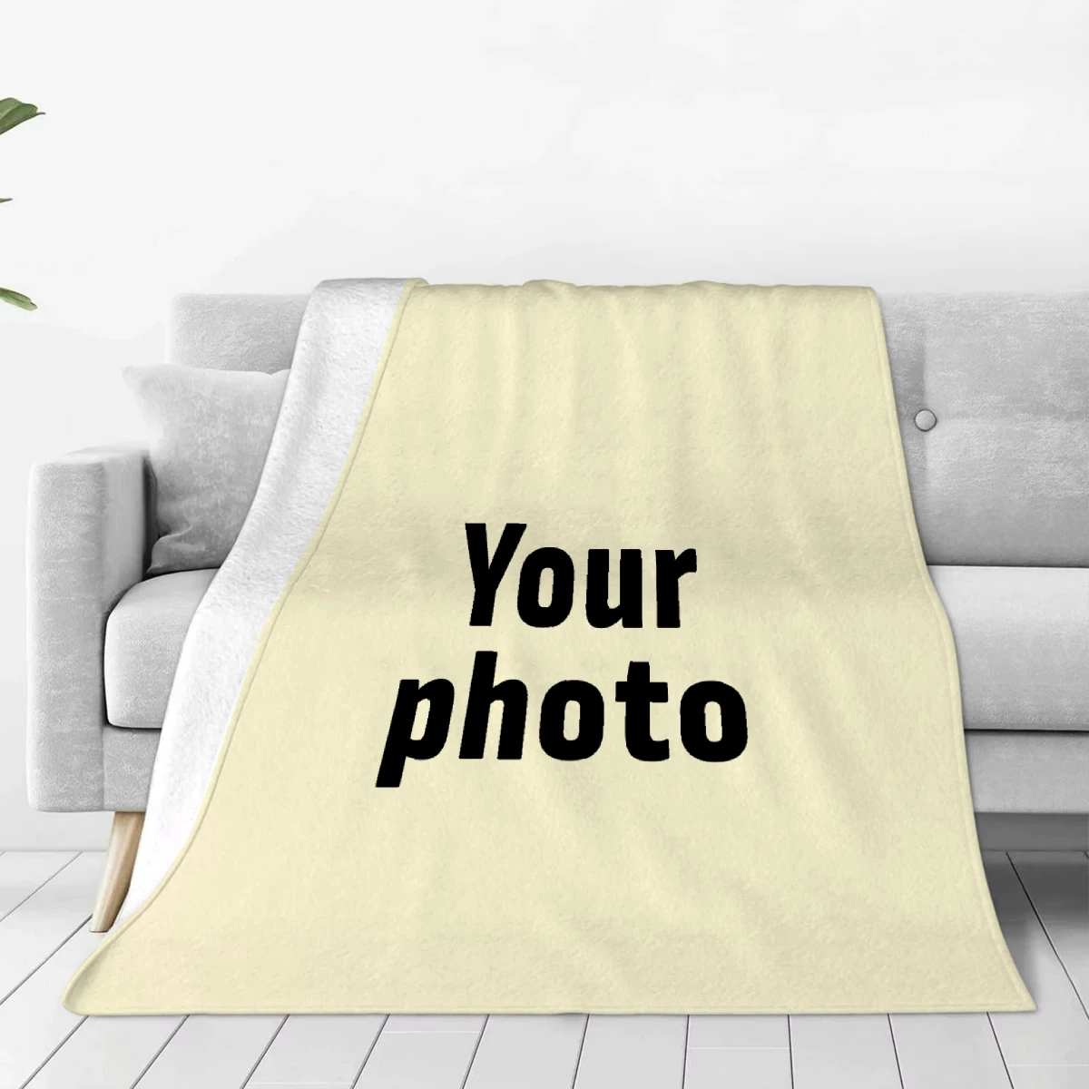Custom Photo and Text Blanket and throw, Custom Gift, Soft, Family, Friends, Father, Mother, Birthday, Wedding Christmas