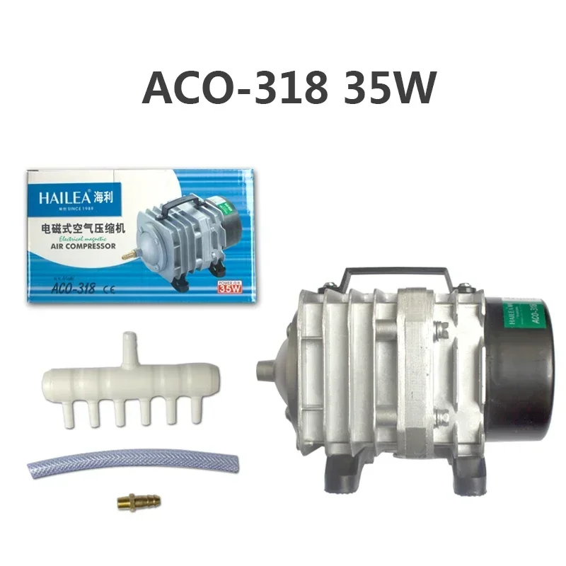 Hailea Air Pump Aquarium Accessories Electromagnetic Compressor Accessories for Fish Aquariums Oxygen Pump for Fish Tank Aquatic