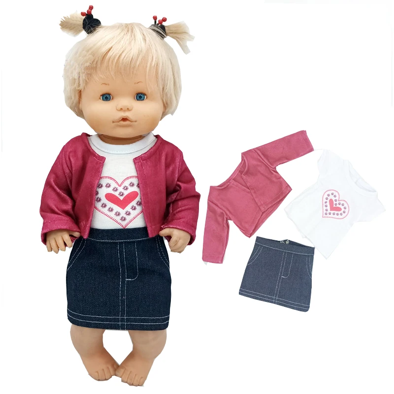 Baby Dolls Clothes Koala Pajama Set For 40 Cm Nenuco Doll Clothes Ropa Y Su Hermanita Children Girl Gift doll clothes barbie doll clothes