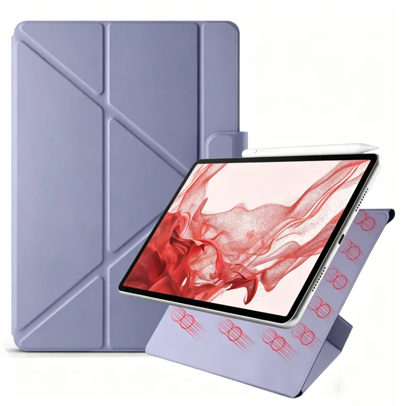 Ultra Slim Magnetic Detachable Tablet Cover Case - 12.4 Inch