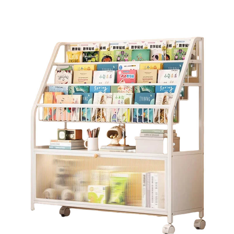 Kinder Children Book Shelf Baby Kids Bookcase Storage Organizer Infant Montessori Songmics Infantil Living Room Furniture