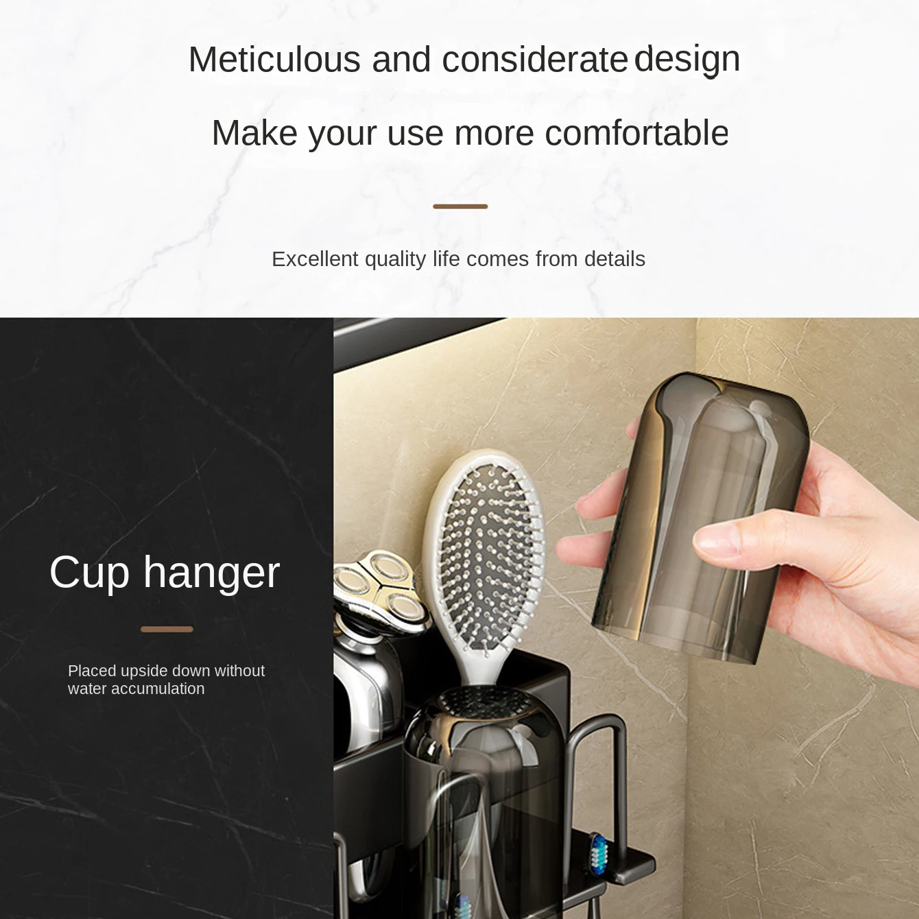 Stainless Steel Family Set Toothbrush Cup Holder Bathroom Toilet Toothbrush Toothpaste Set Storage Rack Cups