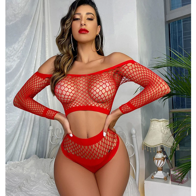 New Sexy Lingerie Erotic Mesh Fishnet Bodystocking Exotic Costumes Women's Lingerie Mujer Hot Sexy Lingeries - Exotic Sets - AliExpress