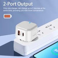 Quick 20W Dual Ports Wall Charger Type-C USB PD Phone Fast Charger Super Quick Charging Power Adapters EU/US/UK Plug For iPhone - Image 6