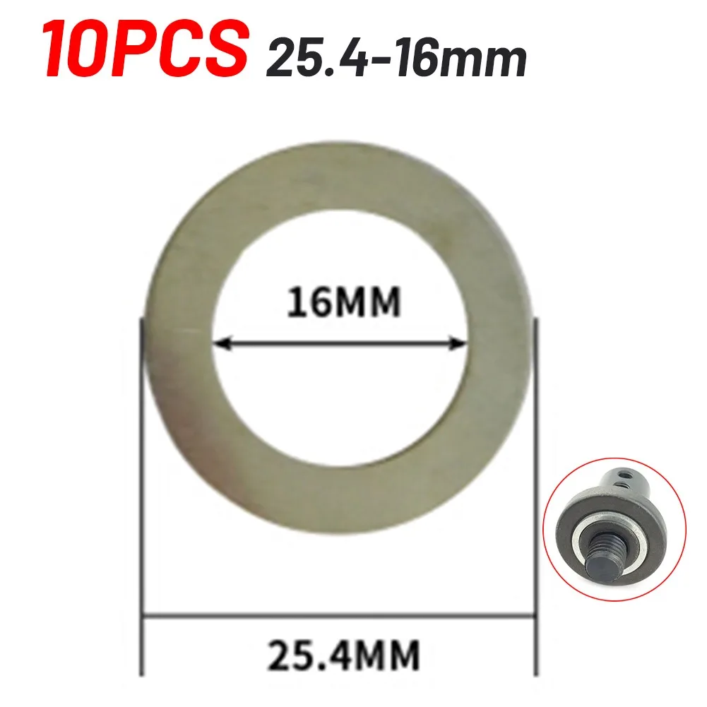 

Ring Saw Blade Washer Blade Aperture Change Washer Iron Pack Saw Cutting Washer Silver 10 Piece Durable New Practical