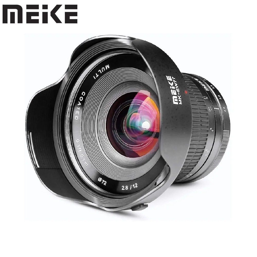 Meike 12Mm F2.8 Ultra Grandangolare Manuale Foucs Prime Lens Per Canon Ef-M Eos M M2 M3 M5 M6 M6 Mark Ii M10 M50 M50 Mark Ii M100