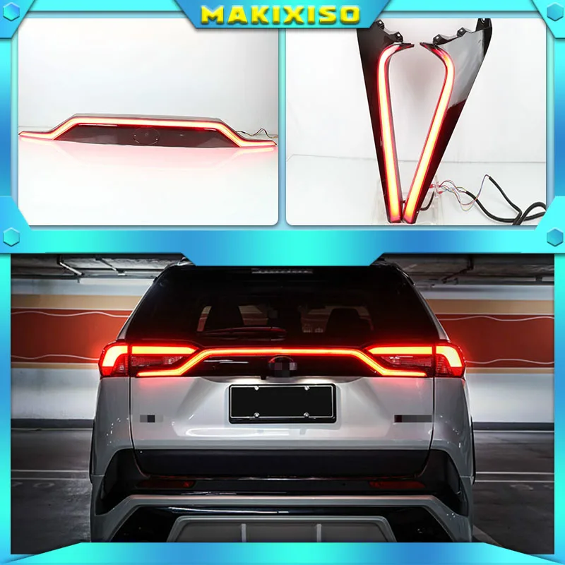 

Dynamic car bumper tail light for RAV4 taillight RAV 4 2019~2021 LED car accessories Taillamp RAV4 rear light fog