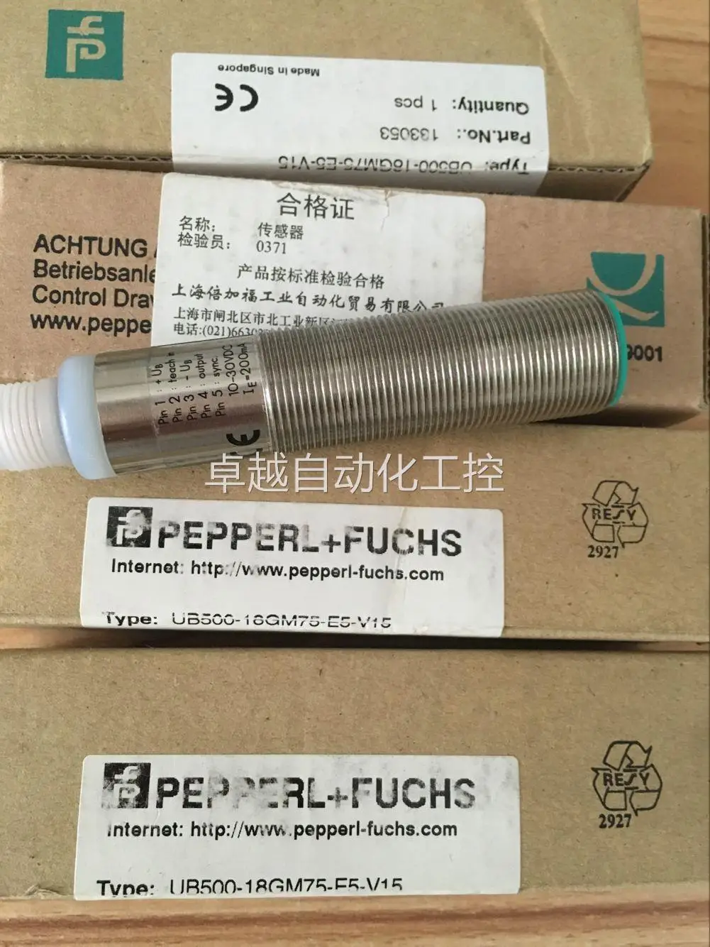 

Ультразвуковой датчик Φ-V15 совершенно новый и оригинальный P F